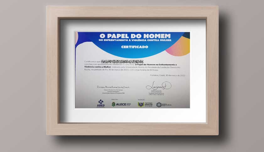 Internos da Unidade Prisional Irmã Imelda recebem certificado de curso sobre enfrentamento da violência contra a mulher