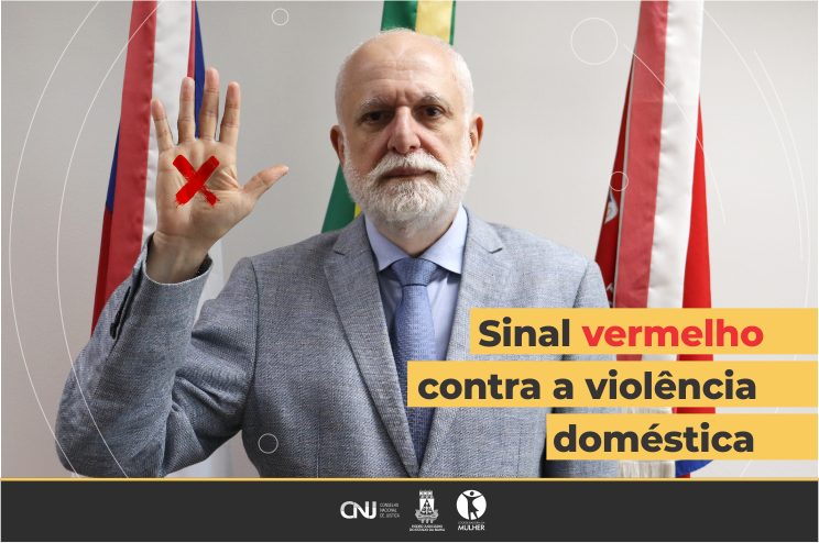 SINAL VERMELHO: MESA DIRETORA DO PJBA REFORÇA ADERÊNCIA À CAMPANHA DE DENÚNCIA CONTRA A VIOLÊNCIA DOMÉSTICA
