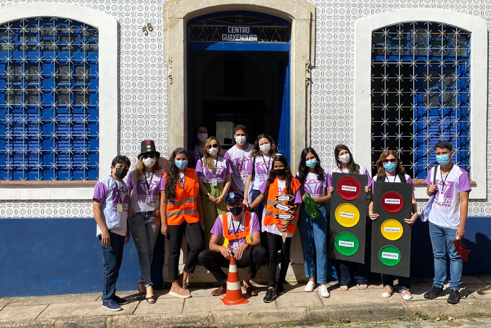 TJMA realiza blitz educativa para prevenir a violência contra a mulher